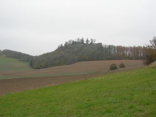 Blick zurück auf den Mägdeberg