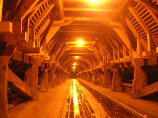 Holzbrücke bei Wangen an der Aare