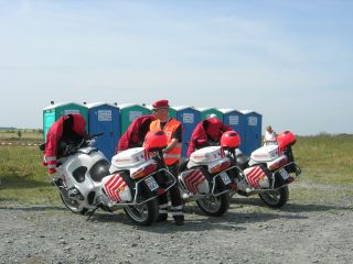Motorräder der Funktionäre