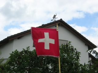 Statt einem Wetterhahn ein Wetterelephant