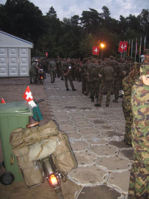 Unmittelbar vor dem Start