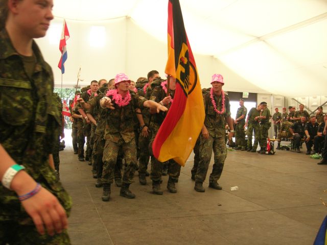 Auch die Deutschen sind da