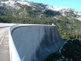 Staumauer des Kopssees